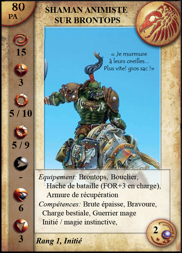 Shaman Animiste sur Brontops